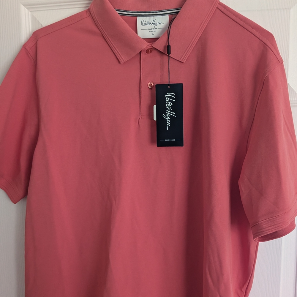 Walter Hagen Coral Polo Shirt